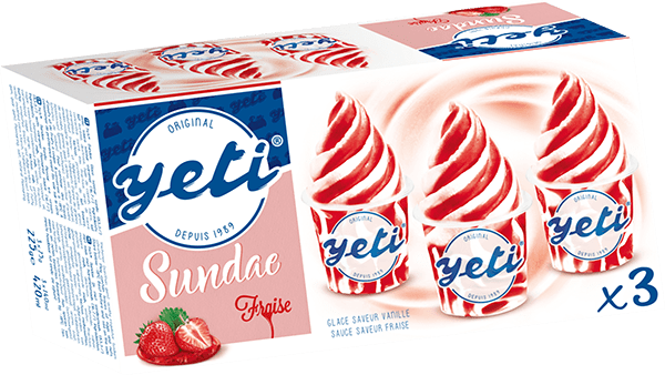 Yeti Sandae Fraise