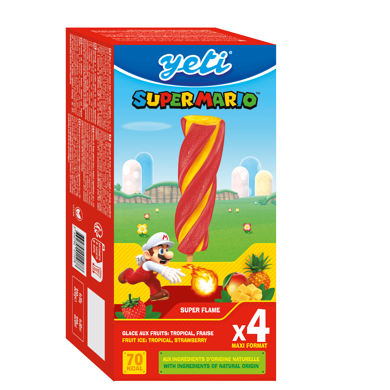Yeti Super Mario Super Flame